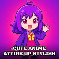 Cute Anime Attire Up Stylish - Anime Dressup game