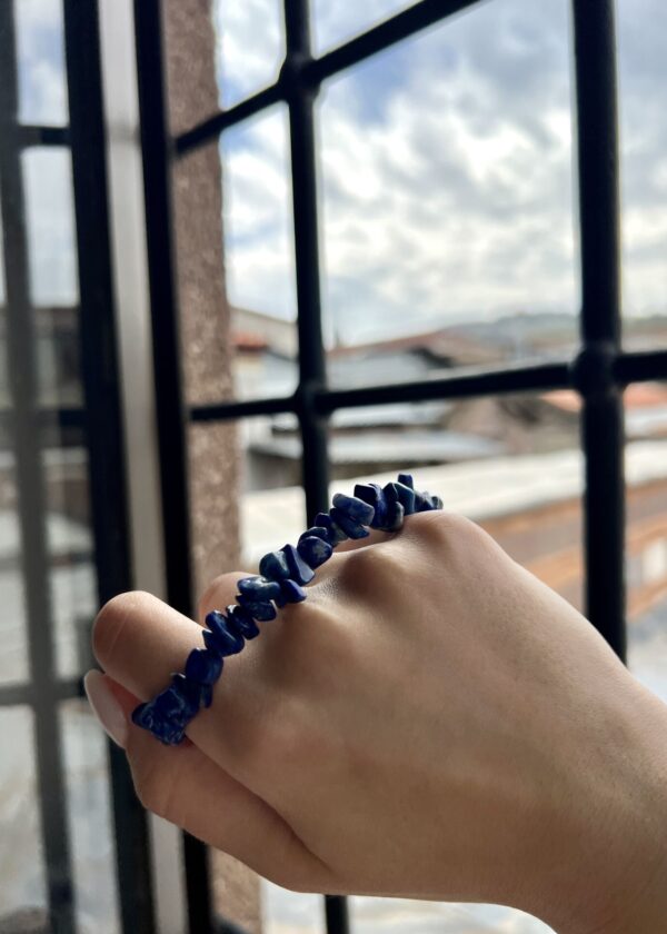 Lapis Lazuli Doğal Taş Bileklik - Görsel 2